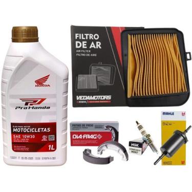 Imagem de Kit Filtro, Lona, Óleo, Vela Iridium Fan 160 2016 Á 2024 - METAL LEVE