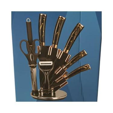 Imagem de Conjunto de Facas e Utensílios de Cozinha Luatek , Preto