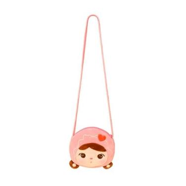 Imagem de Bolsa Infantil Transversal Lado Plush Bup Baby Alça Tiracolo, Candy
