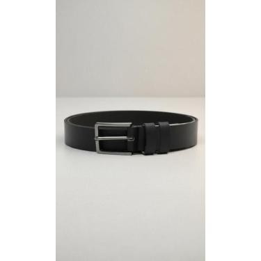 Imagem de Cinto Masculino Couro Liso Fivela Quadrada 40mm - Congratulations Stor