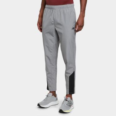 Imagem de Calça New Balance Utility Masculina, Cinza claro, M