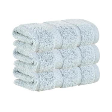 Imagem de Kit 3x Toalha Lavabo Vision Dual Azul 30x50cm Buddemeyer