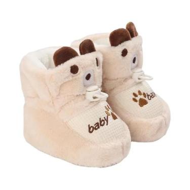 Imagem de Botas De Inverno Para Bebês De 0 a 1 Ano, Quentes, Fofas, Com Solado M