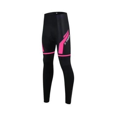 Imagem de Calças De Ciclismo Femininas Para Inverno, À Prova De Choque, Com Almo