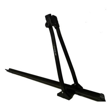 Imagem de Suporte Calha Transbike Teto Em Alumínio Metal Lini Preto - Ativo Spor