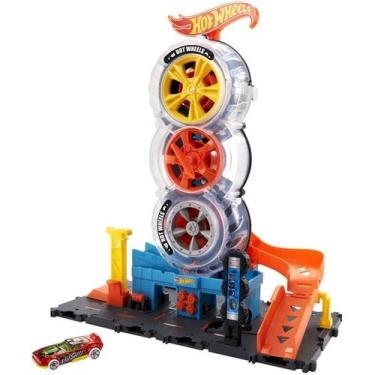Imagem de Hot Wheels Pista City Super Loja de Pneus - Mattel Novo