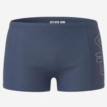Imagem de Sunga Fila Boxer Side Print II Masculino Marinho -, Marinho, P