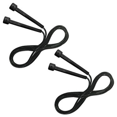 Imagem de Kit 02 Cordas de Pular Muvin Basics Tamanho Ajustável em PVC 3,15 Metros - Corda de Saltos Com Velocidade Para Treino Funcional - Exercícios - Cross Training - Academia