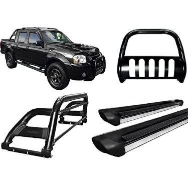 Imagem de KIT QUEBRA MATO+SANTO ANTONIO H2+ESTRIBO FONTIER 2007 PRETO