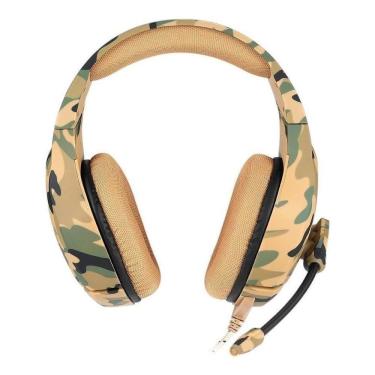 Imagem de Fone De Ouvido Gamer Onikuma K1-B Camouflage Yellow