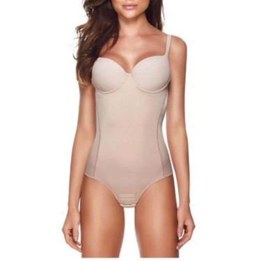 Imagem de Cinta Modeladora Feminina Body Redutor Afina Cintura Compressão Bojo Liebe Ref. 406600