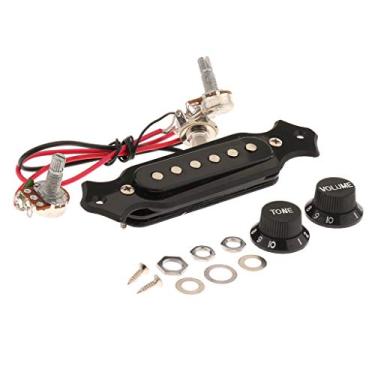 Imagem de LoveinDIY Kit de pickup SSS para guitarra elétrica de 6 cordas para substituição de guitarra de caixa de charuto