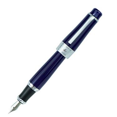 Imagem de Caneta-tinteiro Duke 2009 Fina, ponta dobrada, azul, preto e roxo Cor tamanho, Dark Blue, Fine Nib