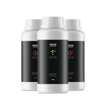 Imagem de Revestimento rígido de resina epóxi em 2 partes VViViD Opticamente transparente (pacote com 3 lb/1500 g)