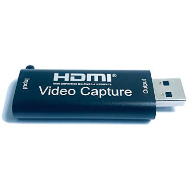 Imagem de Placa de captura de vídeo HDMI 4K, placa de captura USB 4K HDMI para filmadora DSLR PS4 TV Box gravador de vídeo DVD, laptop, transmissão ao vivo e gravação
