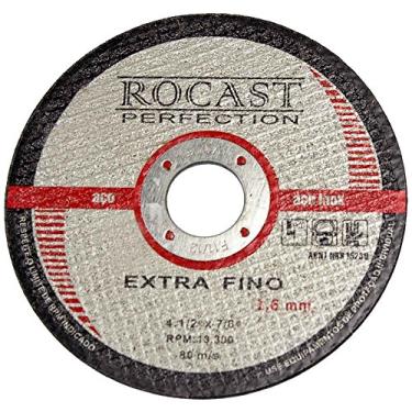 Imagem de Disco de Corte Extra Fino 4.1/2 Pol. x 1,6mm-ROCAST-134.0003