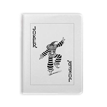 Imagem de Caderno com estampa de cartas Black Coringa, capa macia para diário