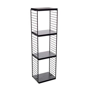 Imagem de Cubo Decorativo Vertical, Metaltru, Preto com Preto