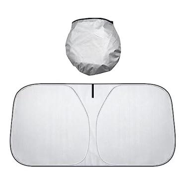 Imagem de Pára- carro Pára-sol da frontal Pára-brável Universal Protetor solar da frontal para vi...