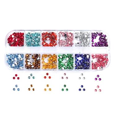 Imagem de Joias de cristal de strass para decoração de unhas, brinco faça você mesmo