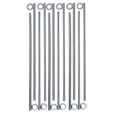 Imagem de ESTACA P/BARRACA 12 UNIDADES 30 CM AÇO CA-50 6mm