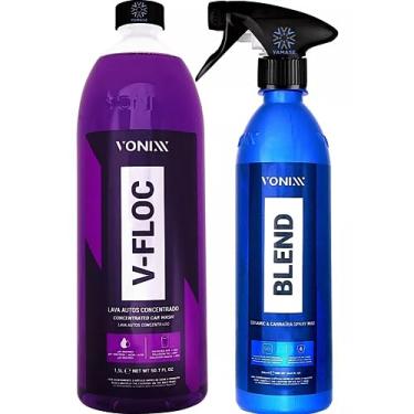Imagem de Cera Blend Spray Vonixx Carnaúba + Shampoo V-floc 1,5l