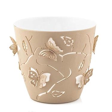 Imagem de Vaso de Flores Plantas Cachepot 3D Floreira de Mesa Decor 2,5L Plasvale Borboletas