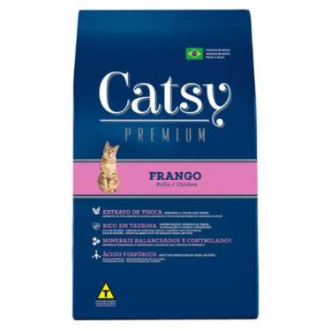 Imagem de Ração Catsy Premium Gatos Sabor Frango 25 Kg - Fosferpet
