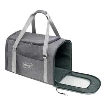 Imagem de Bolsa de Transporte Pet Grande 51x30x33cm Perigot Viagem Carro Avião Para Cães E Gatos