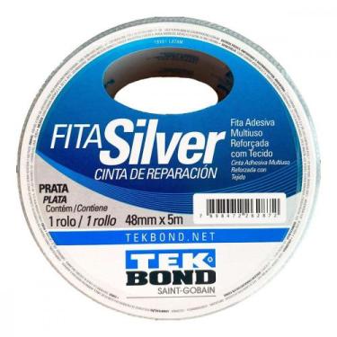 Imagem de Fita Silver Tape Tekbond 48mm X 5M Prata