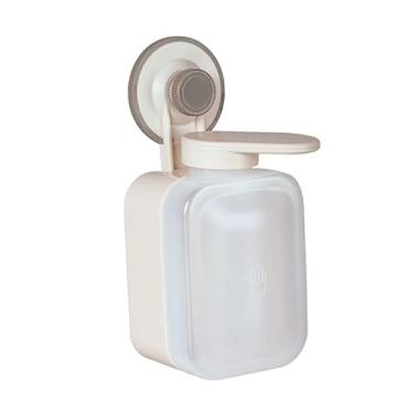 Imagem de Beatifufu Dispensador de sabonete líquido dispenser shampoo Saboneteira líquida dispensador de sabonete de parede dispensador manual de sabonete líquido para lavar as mãos garrafa
