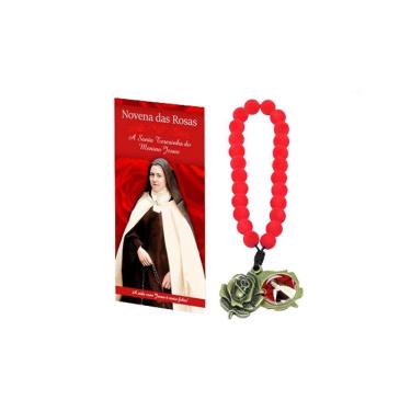 Imagem de Dezena Coroa de Santa Teresinha com Folheto