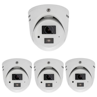Imagem de Kit 4 Câmeras Multi HD 2 Megapixels 20m VHD 3220 MINI D Intelbras