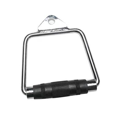 Imagem de Luzhengyang Conjunto 2 em 1 de alça de academia para barra em forma de V - Construção de aço para tríceps, bíceps, costas, ombros e antebraços - - Punhos de borracha antiderrapante - para treinamento