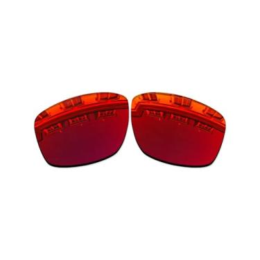 Imagem de Vonxyz Lentes de reposição para óculos de sol Ray-Ban RB4234 58 mm - Ruby MirrorCoat polarizado