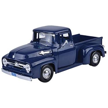 Imagem de Miniatura 1956 Ford Pickup Azul Motormax 1/24