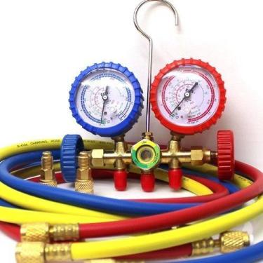 Imagem de Manifold para Carga e Descarga de Gás Refrigerante  R410 R22 R407 c/ M