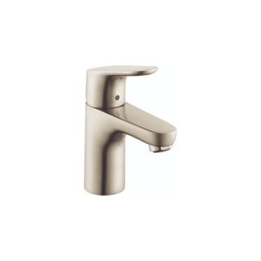 Imagem de hansgrohe Focus Modern Upgrade - Torneira de pia de banheiro fácil de limpar 1 alça 1 17,78 cm de altura em níquel escovado, 04371820