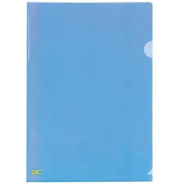 Imagem de Pasta Tipo L A4 com 10 Unidades Cores Diversas DAC, Azul