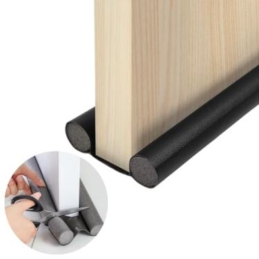 Imagem de Protetor Rolinho Rolo Veda Porta Ajustável Impermeável 100cm sem Costura (Marrom, 80)