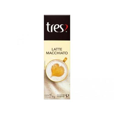 Imagem de Cápsula TRES Café Leite com um Toque de Café  - Latte Macchiato 3 Cora