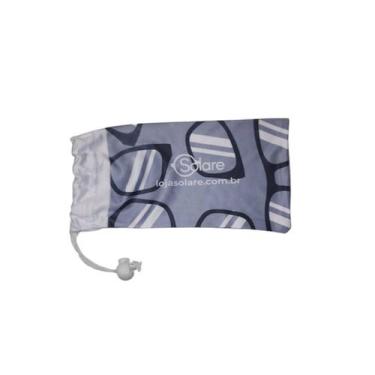 Imagem de Bag Para Óculos Solare Micro Fibra Cinza