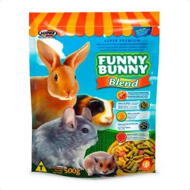 Imagem de Ração Funny Bunny Blend Coelhos E Pequenos Roedores - 500 G
