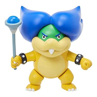 Imagem de Super Mario 4" Ludwig Von Koopa Articulated Figure with Magic Wand Accessory