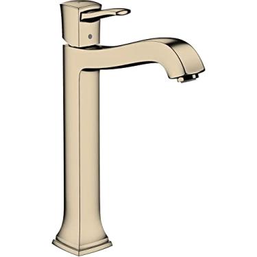 Imagem de hansgrohe Torneira para pia de banheiro Metropol Classic Classic 1-Handle 1-Hole 33.0 cm de altura em níquel polido, 31303831