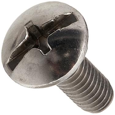 Imagem de The Hillman Group 831450 1/4-20 x 3/4" Parafuso de máquina combo cabeça de treliça de aço inoxidável, pacote com 100