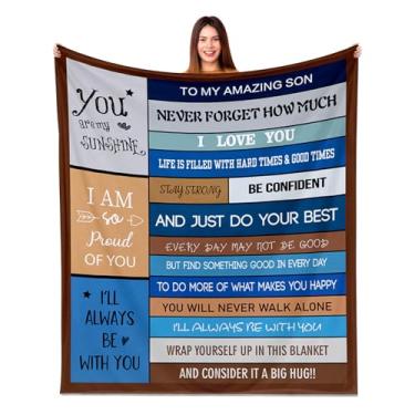 Imagem de ARKUKU Presentes para filho filho cobertor meus pedidos filho presentes de mãe filho adulto ideias de presente presentes para filho adulto presentes de formatura para filho para meu filho presentes de