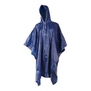 Imagem de Capa De Chuva Impermeável Poncho Iguazu Adulto Azul Nautika