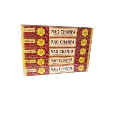 Imagem de Incenso Tulasi Massala Nag Champa Pacote Com 10 Caixas