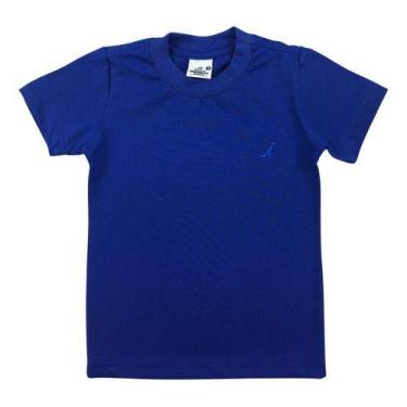 Imagem de Camiseta Básica 100% Algodão T-shirt Infantil Bordada Menino - Paraíso